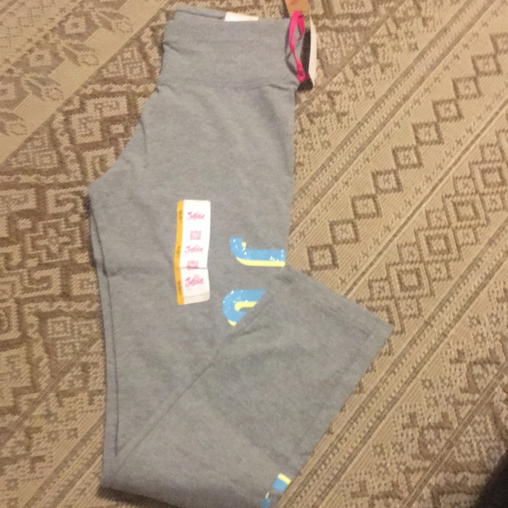 NWT Girls Justice Graphic Full Length Leggings L 12/14